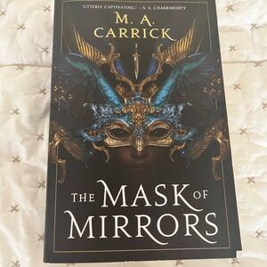 Barnes & Noble The Mask of Mirrors Book - Black and Gold Cover